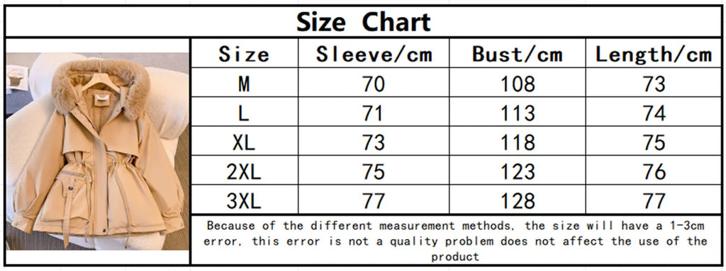 Chaquetón coreano  con capucha y cordón acolchado