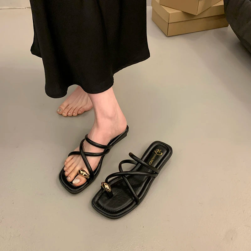 Sandalias de diseño francés