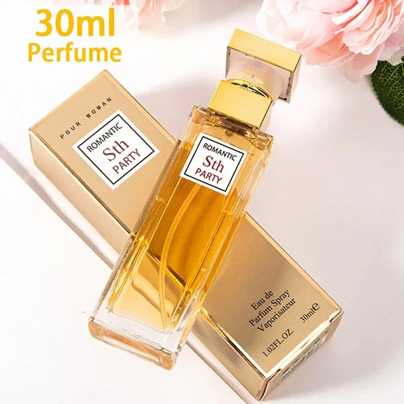 Perfume de rosa de 30 ml, fragancia fresca
