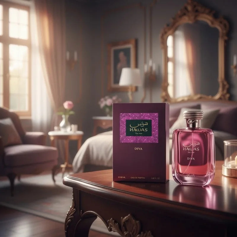 Perfume de 100ml con aroma oriental amaderado fresco y duradero