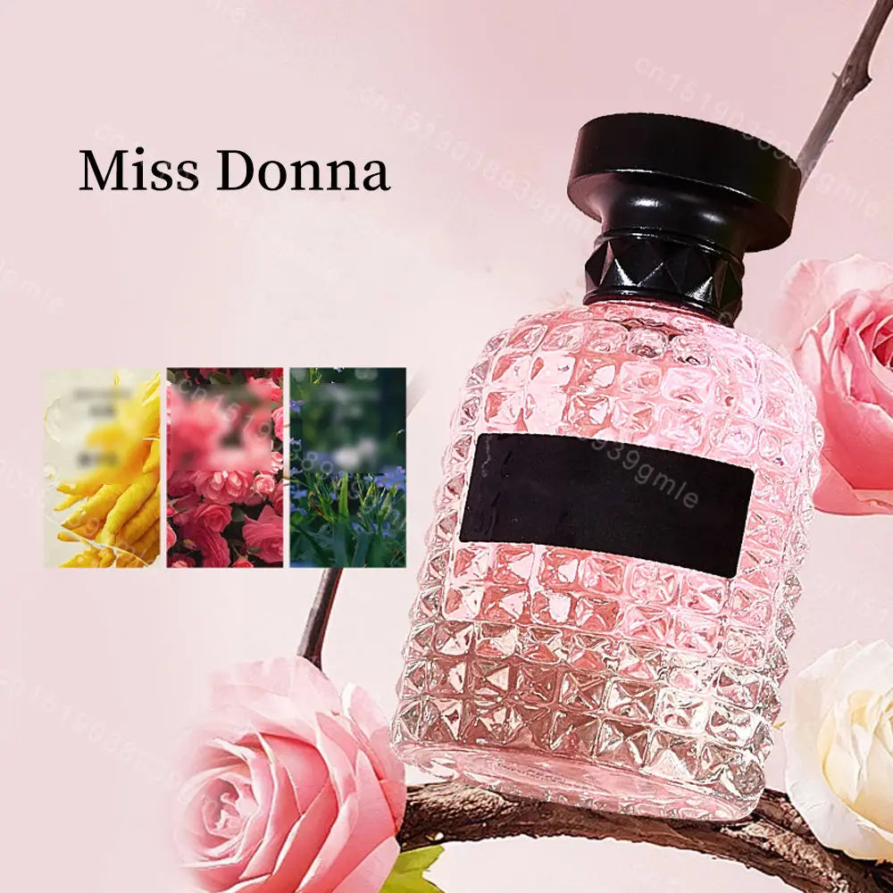 Perfume francés, de 50ml floral con aroma a fresia, fragancia de larga duración