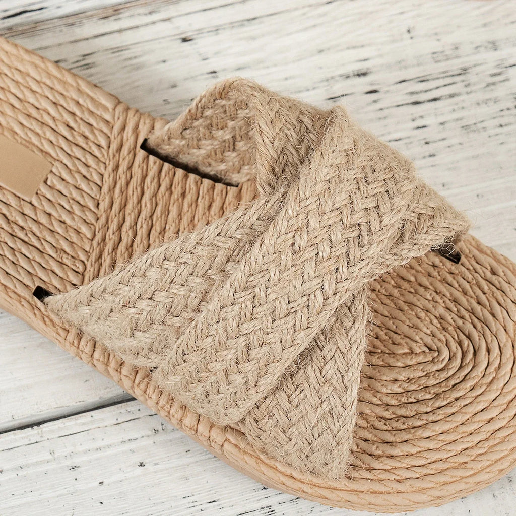 Sandalias de paja