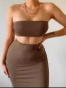 Conjunto Dulzura estilo tubo