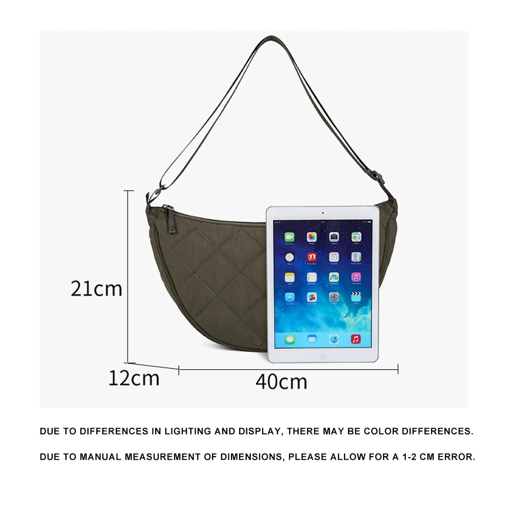 Bolso de pecho estilo hobo