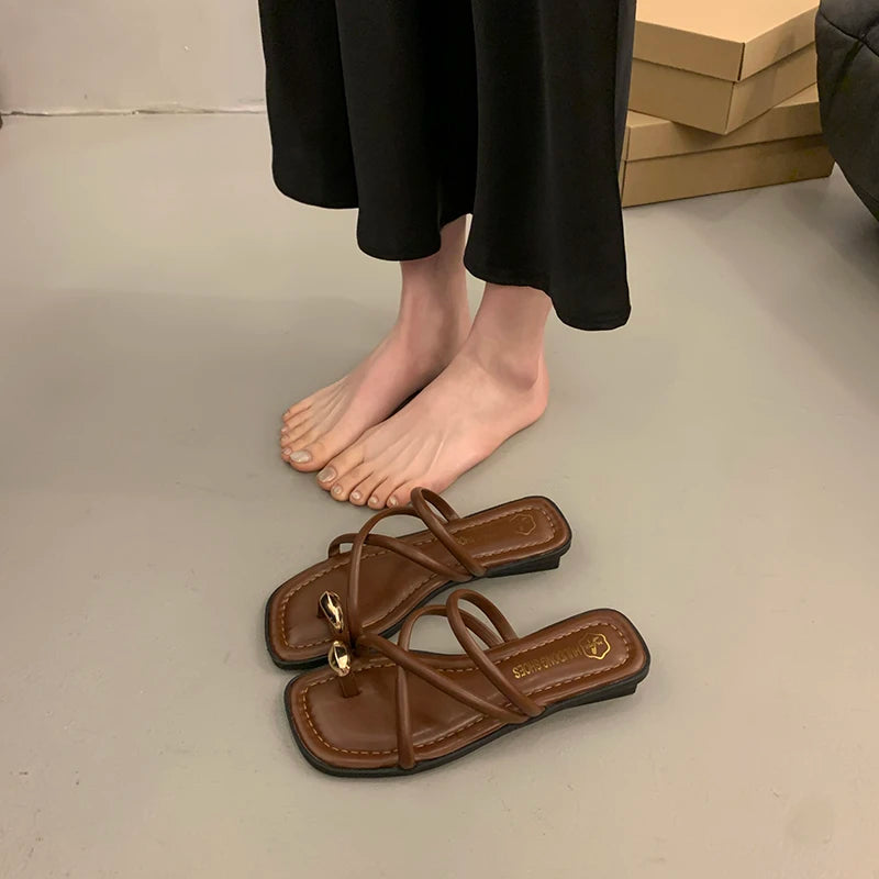 Sandalias de diseño francés