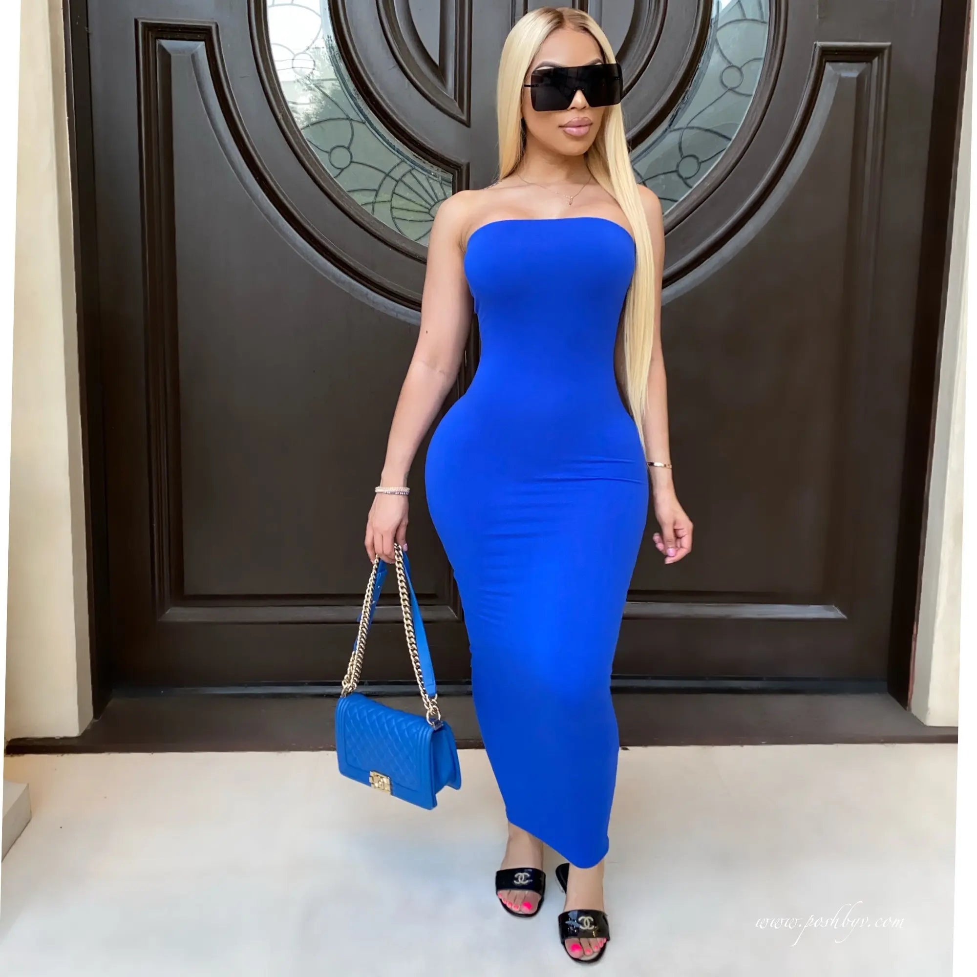 Vestido Bandeau estilo tubo