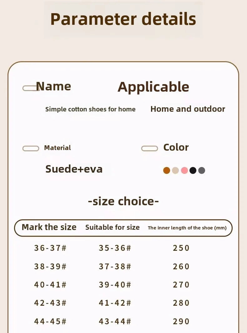 Pantuflas de invierno con forro polar.