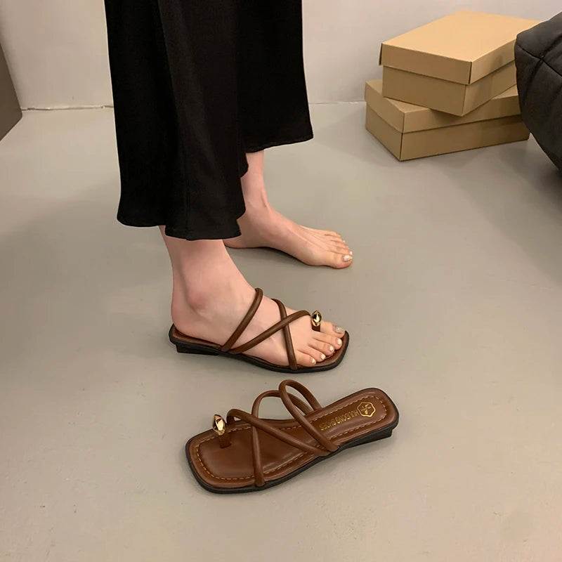Sandalias de diseño francés