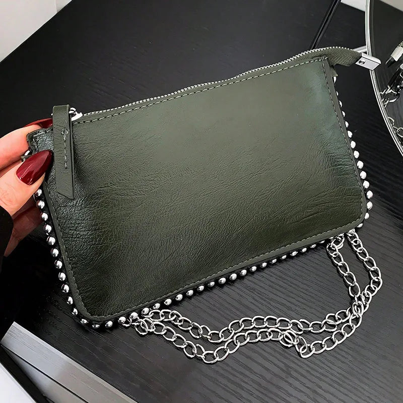 Bolso con diseño clásico retro de cadena