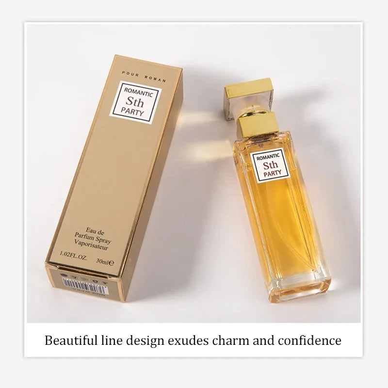 Perfume de rosa de 30 ml, fragancia fresca