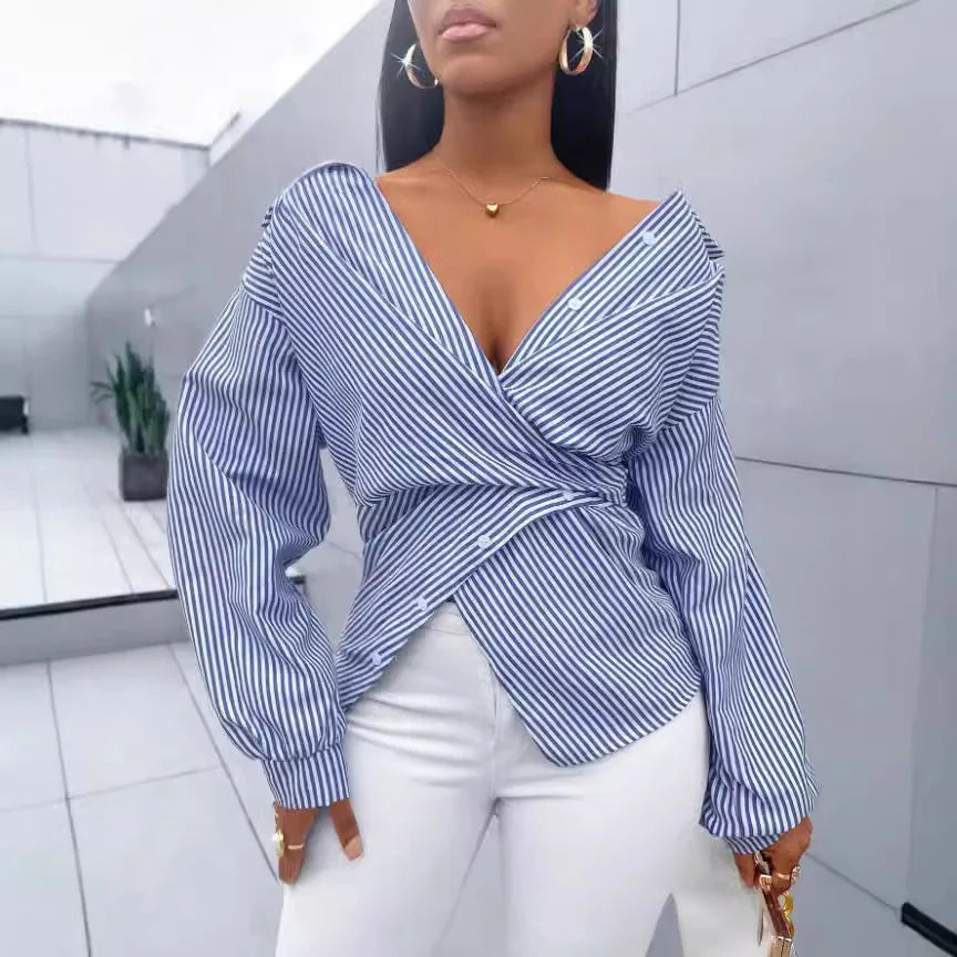 Camisa elegante de primavera y verano