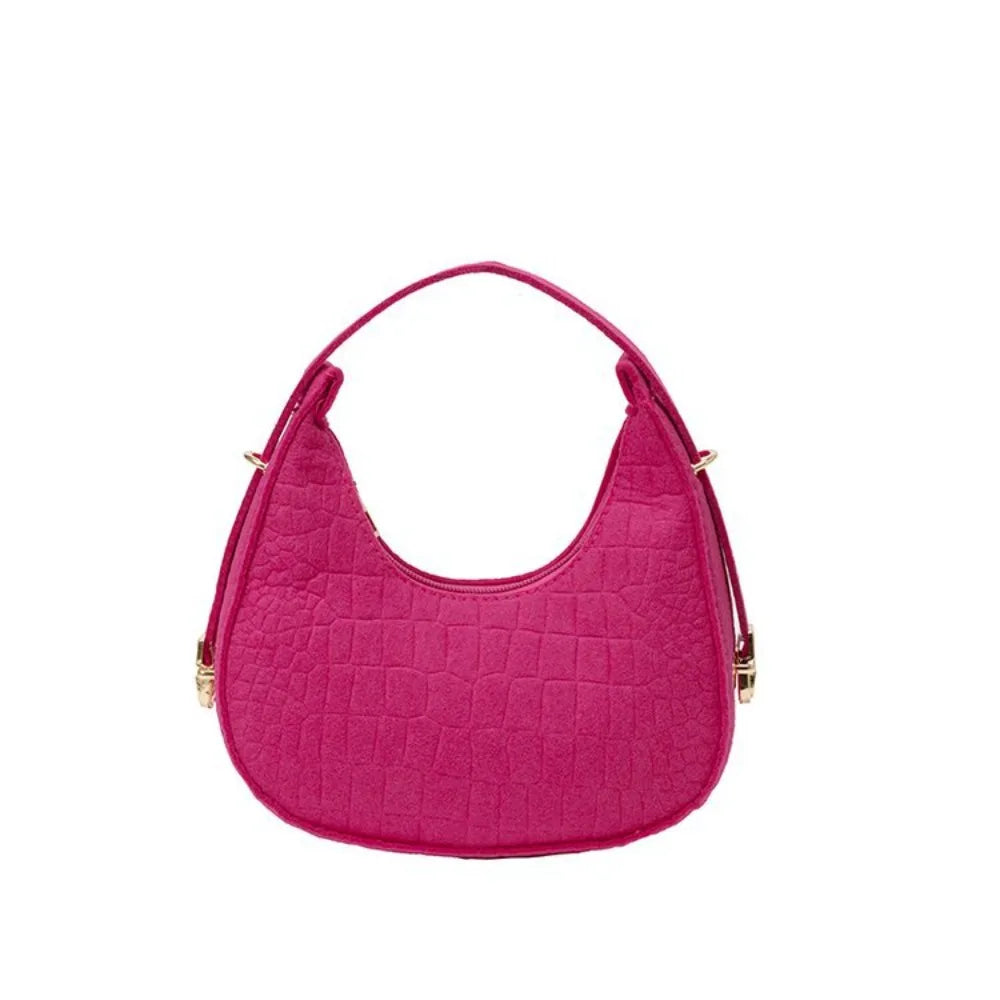 Bolso de mano de fieltro