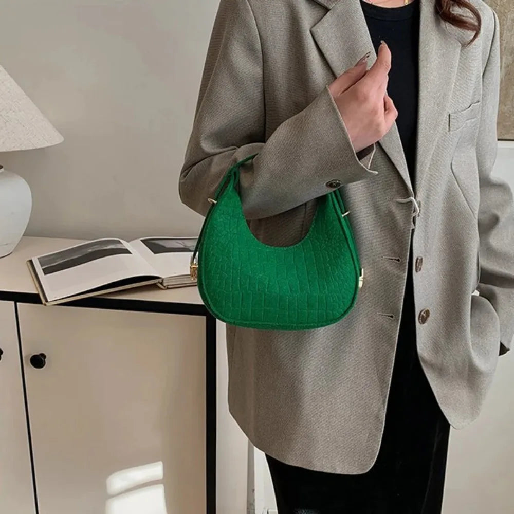 Bolso de mano de fieltro