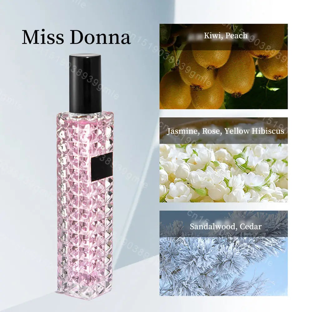 Perfume francés, de 50ml floral con aroma a fresia, fragancia de larga duración