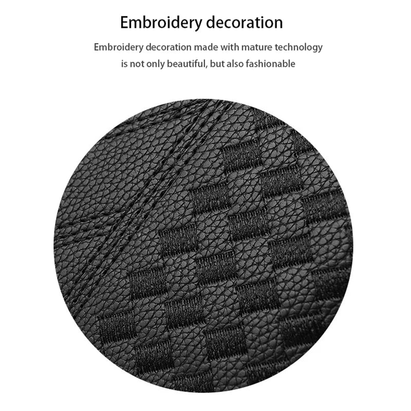 Bolso clásico de piel auténtica