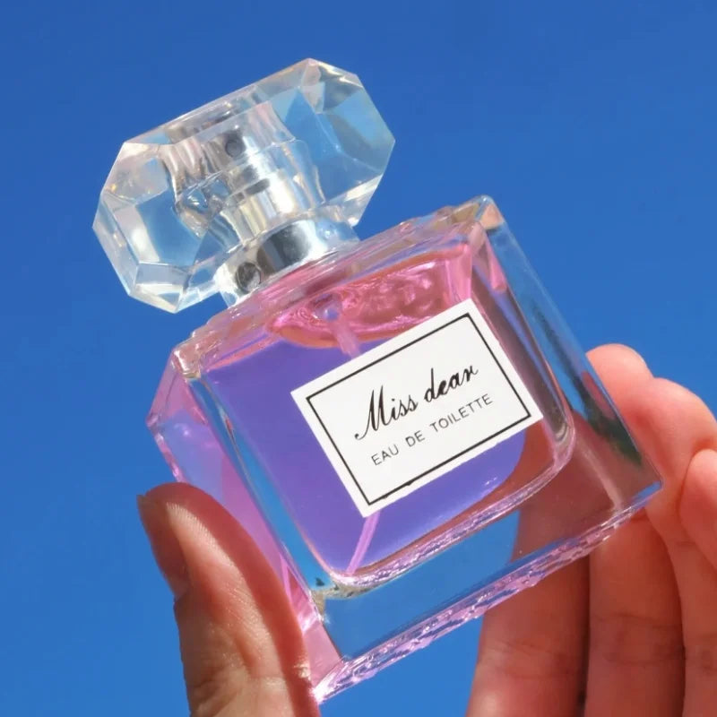 Perfume elegante romántico, con aroma a jazmín