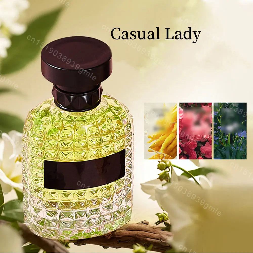 Perfume francés, de 50ml floral con aroma a fresia, fragancia de larga duración