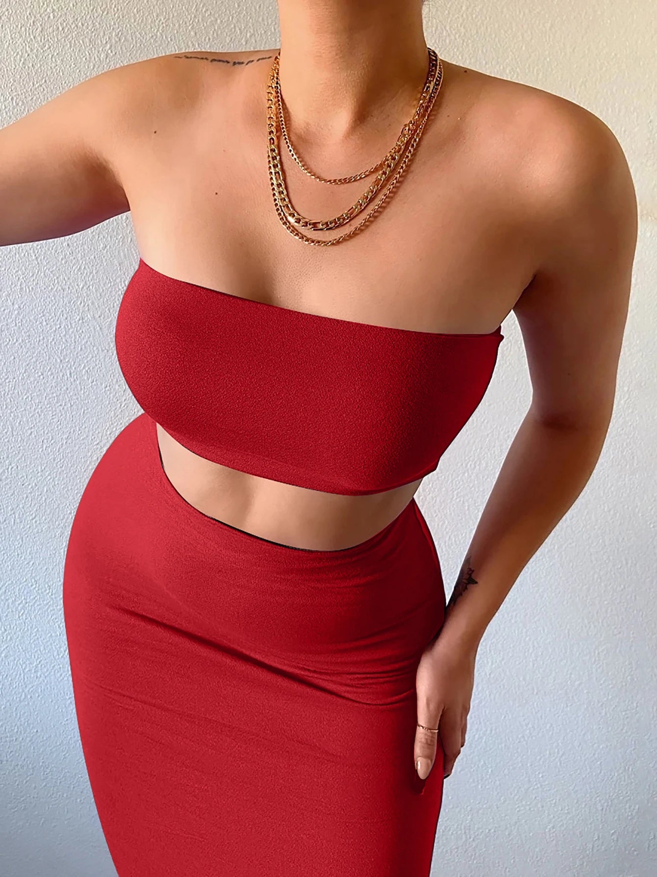 Conjunto Dulzura estilo tubo