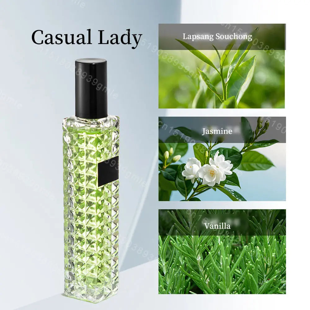 Perfume francés, de 50ml floral con aroma a fresia, fragancia de larga duración