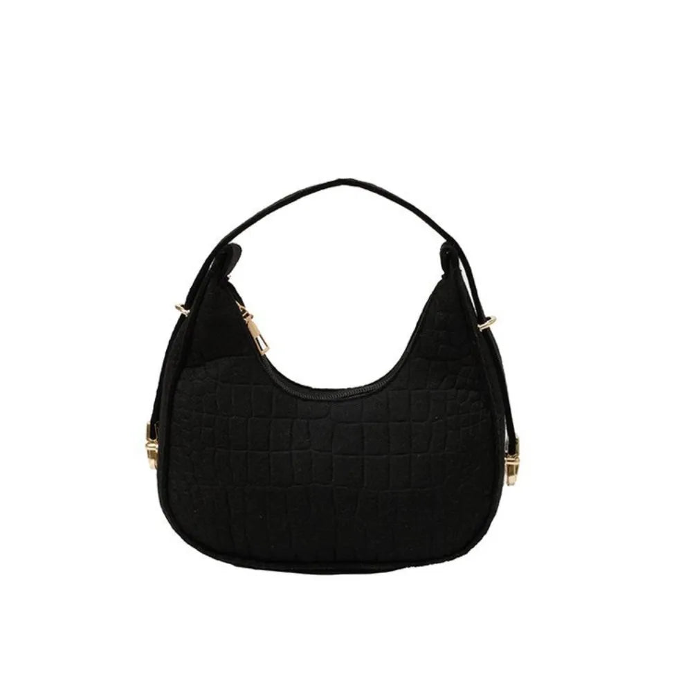 Bolso de mano de fieltro