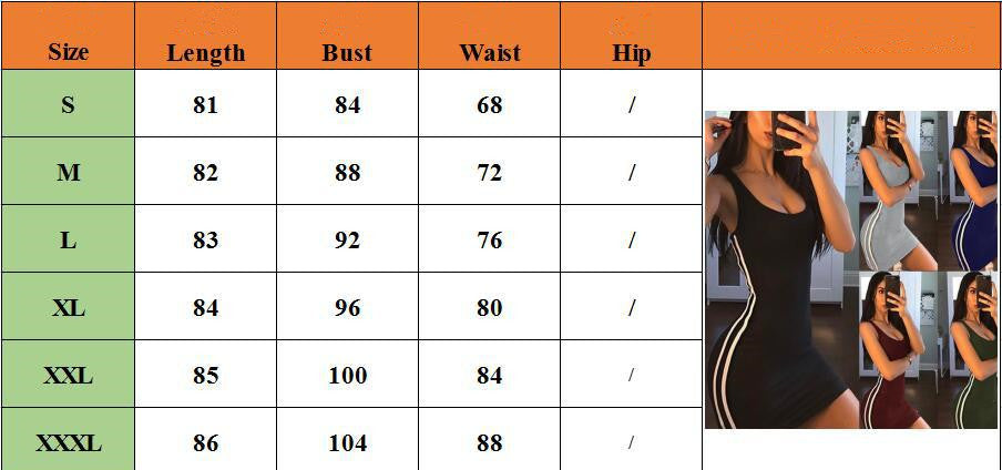 Vestido ajustado a rayas con tirantes finos